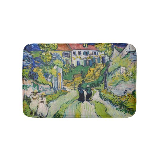 Vincent van Gogh - Trap bij Auvers Badmat (Voorkant)