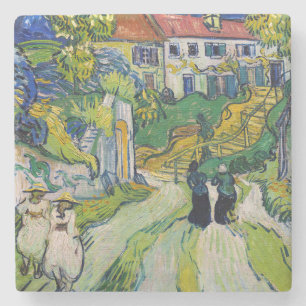 Vincent van Gogh - Trap bij Auvers Stenen Onderzetter