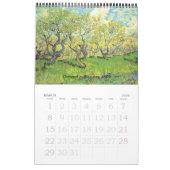 Vincent van Gogh Trees en Natuur Fine Art Kalender (Mar 2026)