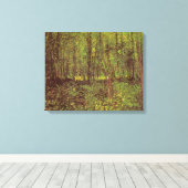 Vincent van Gogh - Trees en Undergrowth Canvas Afdruk (Insitu (Houten vloer))