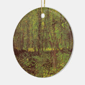 Vincent van Gogh - Trees en Undergrowth Keramisch Ornament (Links)