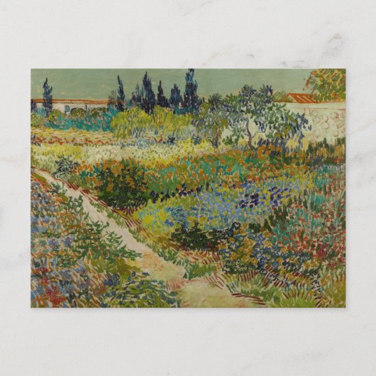 Vincent Van Gogh  tuin in Arles Briefkaart (Voorkant)