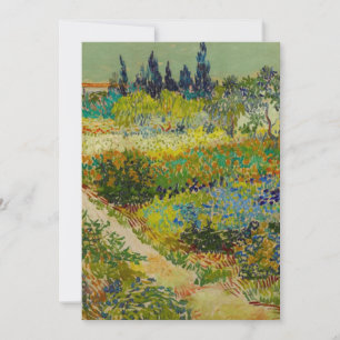 Vincent Van Gogh Tuin in Arles Kaart