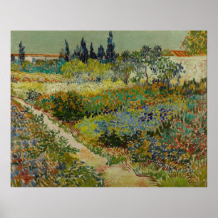 Vincent Van Gogh tuin in Arles Poster