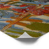 Vincent Van Gogh tuin in Arles Poster (Hoek)