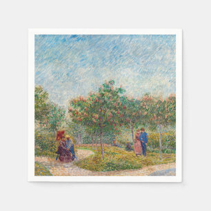 Vincent van Gogh - Tuin in Montmarte met Geliefden Servet