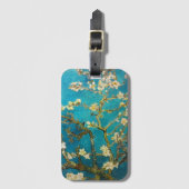 Vincent Van Gogh Turquoise Almond Blossom Bagagelabel (Voorkant (verticaal))