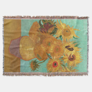 Vincent van Gogh twaalf zonnebloemen in een vaas Deken