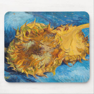 Vincent van Gogh - Twee afgesneden zonnebloemen Muismat