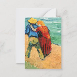 Vincent van Gogh - Twee Geliefden Notitiekaartje