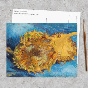 Vincent van Gogh - Twee gesneden zonnebloemen Briefkaart
