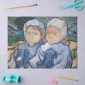 Vincent van Gogh - Twee kleine meisjes Tissuepapier (Craft)