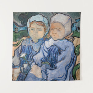Vincent van Gogh - Twee kleine meisjes Wandkleed