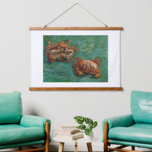 Vincent van Gogh, twee krabben Hangend Wandkleed