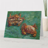 Vincent van Gogh, twee krabben Kaart (Voorkant)