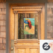 Vincent van Gogh - Twee overs Raamsticker (Huis Deur)