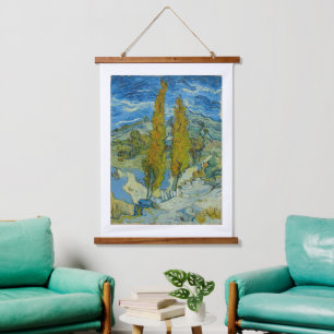 Vincent van Gogh, twee populieren in de Alpilles Hangend Wandkleed