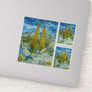 Vincent van Gogh, twee populieren in de Alpilles Sticker