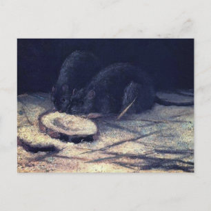 Vincent Van Gogh - Twee Ratten - Rat Lover Fine Ar Briefkaart