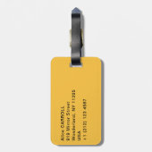 Vincent van Gogh - Two Cut Sunflower Bagagelabel (Achterkant verticaal)