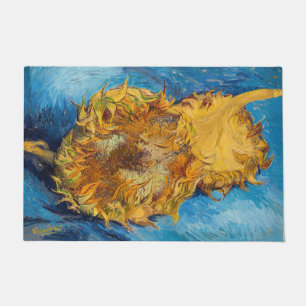 Vincent van Gogh - Two Cut Sunflower Deurmat