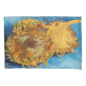Vincent van Gogh - Two Cut Sunflower Kussensloop (Voorkant)