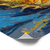 Vincent van Gogh - Two Cut Sunflower Poster (Hoek)