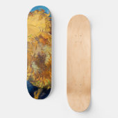 Vincent van Gogh - Two Cut Sunflower Skateboard (Voorkant)