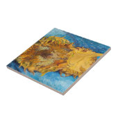 Vincent van Gogh - Two Cut Sunflower Tegeltje (Zijkant)