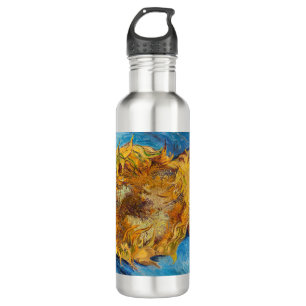 Vincent van Gogh - Two Cut Sunflower Waterfles