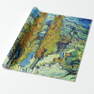 Vincent Van Gogh Two Poplars op Saint-Rémy Cadeaupapier