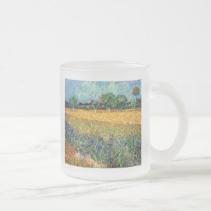 Vincent van Gogh - Uitzicht van Arles met Irises Matglas Koffiemok