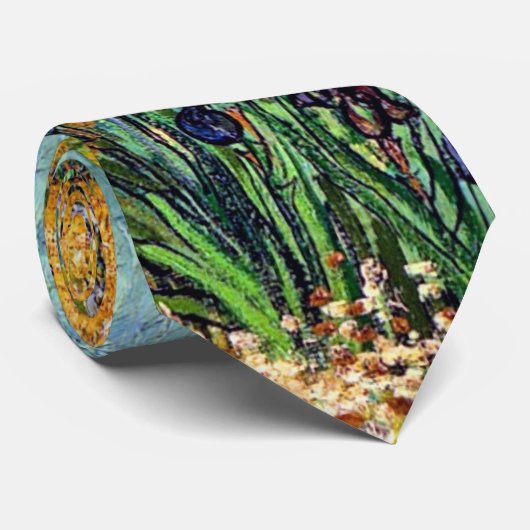 Vincent van Gogh - Uitzicht van Arles met Irises Stropdas (Opgerold)