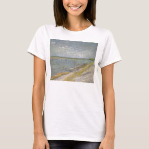 Vincent van Gogh - Uitzicht van een rivier w Roeib T-shirt
