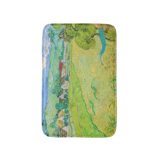 Vincent van Gogh - Uitzicht van Vessenots bij Auve Badmat (Voorkant Verticaal)