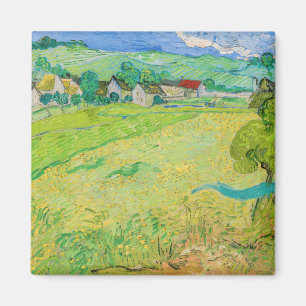 Vincent van Gogh - Uitzicht van Vessenots bij Auve Magneet
