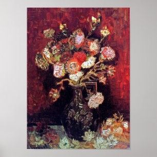 Vincent van Gogh - vaas met austers en flox Poster