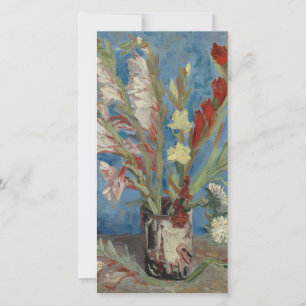 Vincent Van Gogh - Vaas met Gladiolen Feestdagenkaart