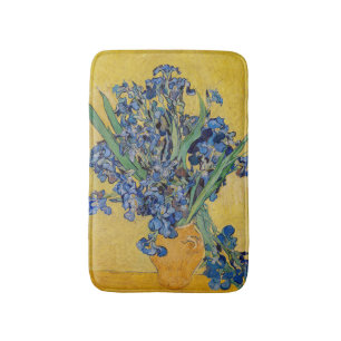 Vincent van Gogh - Vaas met Irissen Badmat