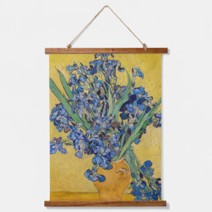 Vincent van Gogh - Vaas met Irissen Hangend Wandkleed