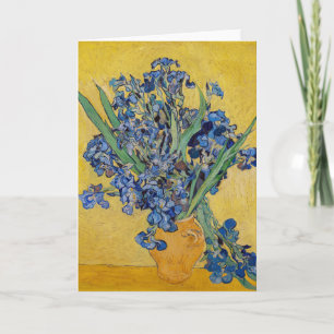 Vincent van Gogh - Vaas met Irissen Kaart