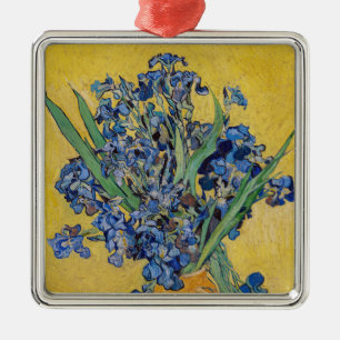 Vincent van Gogh - Vaas met irissen Metalen Ornament