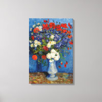 Vincent van Gogh - Vaas met korenbloemen & klaproz