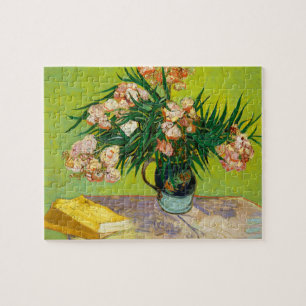 Vincent Van Gogh Vaas met Oleanders en Boeken Legpuzzel