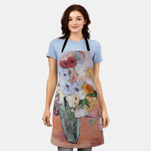 Vincent van Gogh - Vaas met rozen & anemoon Schort