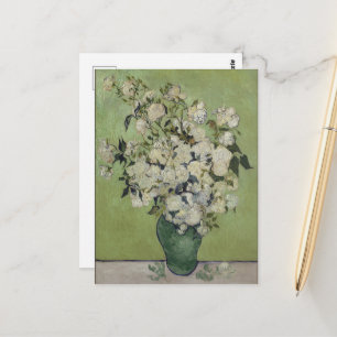 Vincent van Gogh, Vaas met Rozen, Rozen in de vaas Briefkaart