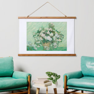 Vincent van Gogh, Vaas met Rozen, Rozen in de vaas Hangend Wandkleed