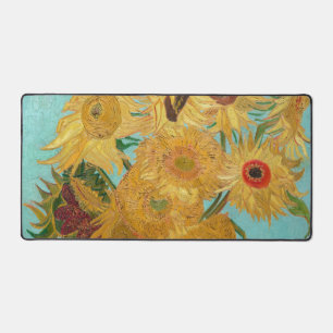 Vincent Van Gogh - Vaas met twaalf zonnebloemen Bureaumat