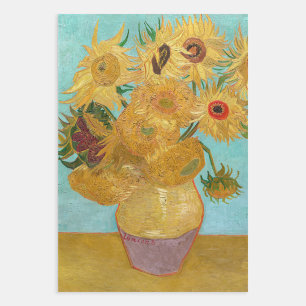 Vincent Van Gogh - Vaas met twaalf zonnebloemen Inpakpapier Vel