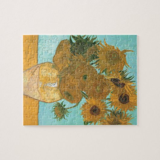 Vincent van Gogh - Vaas met twaalf zonnebloemen Legpuzzel (Horizontaal)